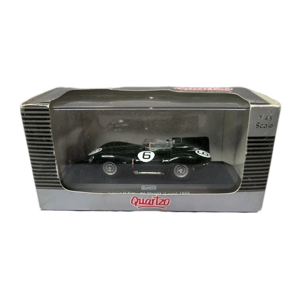 Quartzo Jaguar D Type #6 Winner Le Mans‎ 1955 Hawthorn / Bueb QLM020 1/43 Scale